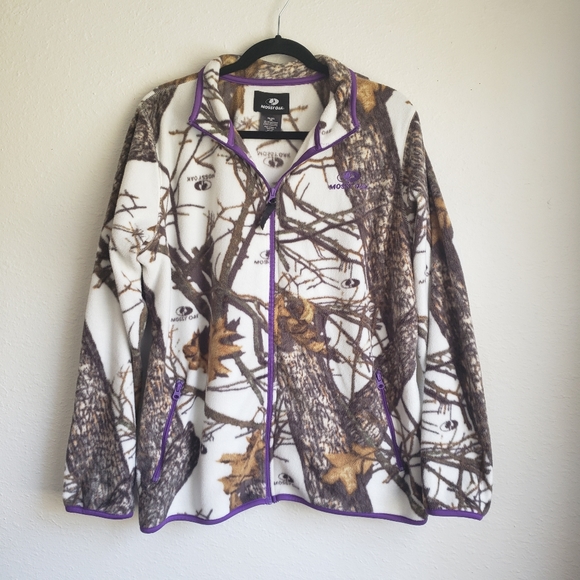 Mossy Oak Sweaters | Mossy Oak Camouflage Pullover Purple Trim | Poshmark